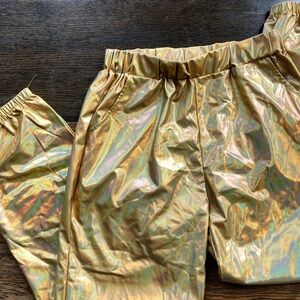 Women’s Gold Jogger Pants